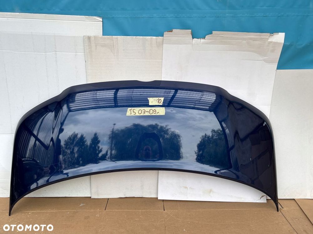 VW T5 TRANSPORTER MULTIVAN 03- maska granatowa metalik ładna bez rdzy - 1