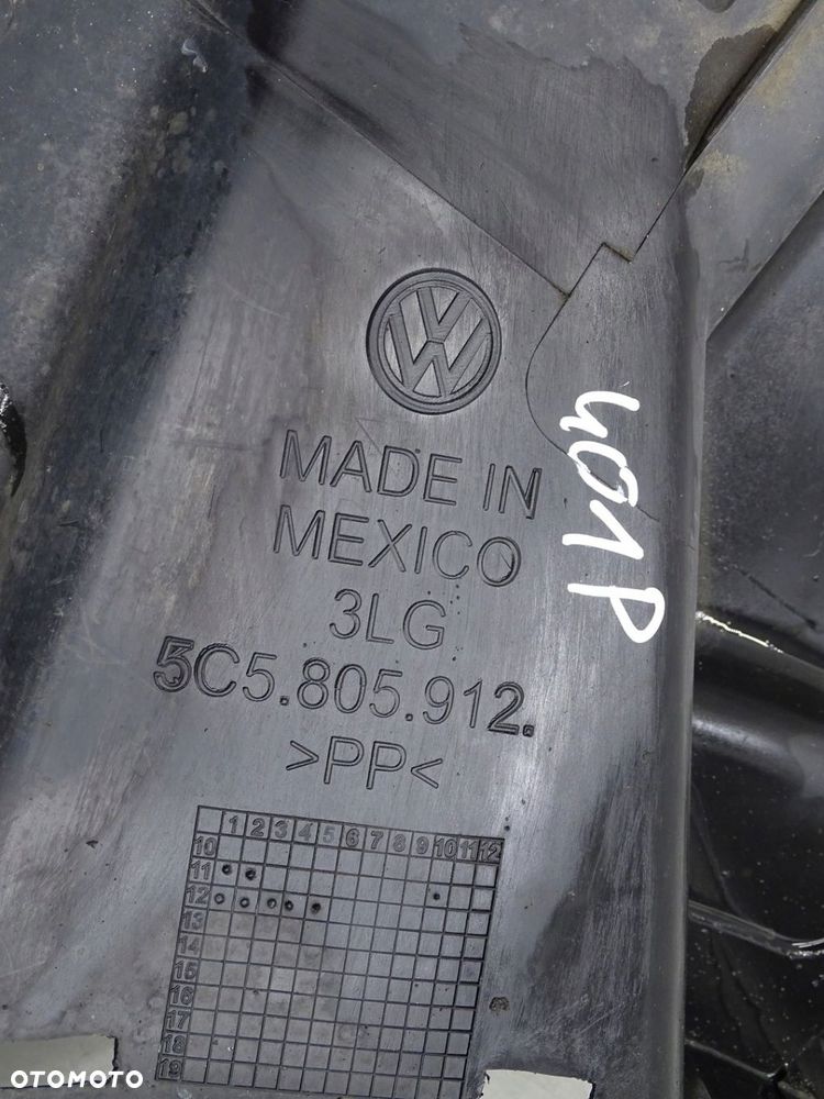 NADKOLE PRAWY PRZÓD PRAWE PRZEDNIE PLASTIKOWE VW BEETLE II 5C 5C5805912 - 5