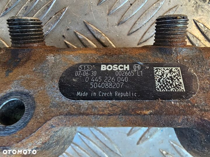 LISTWA WTRYSKOWA CZUJNIK CIŚNIENIA PALIWA IVECO EUROCARGO 5.9 TECTOR 0445226040 E4 E5 06-15 rok - 3