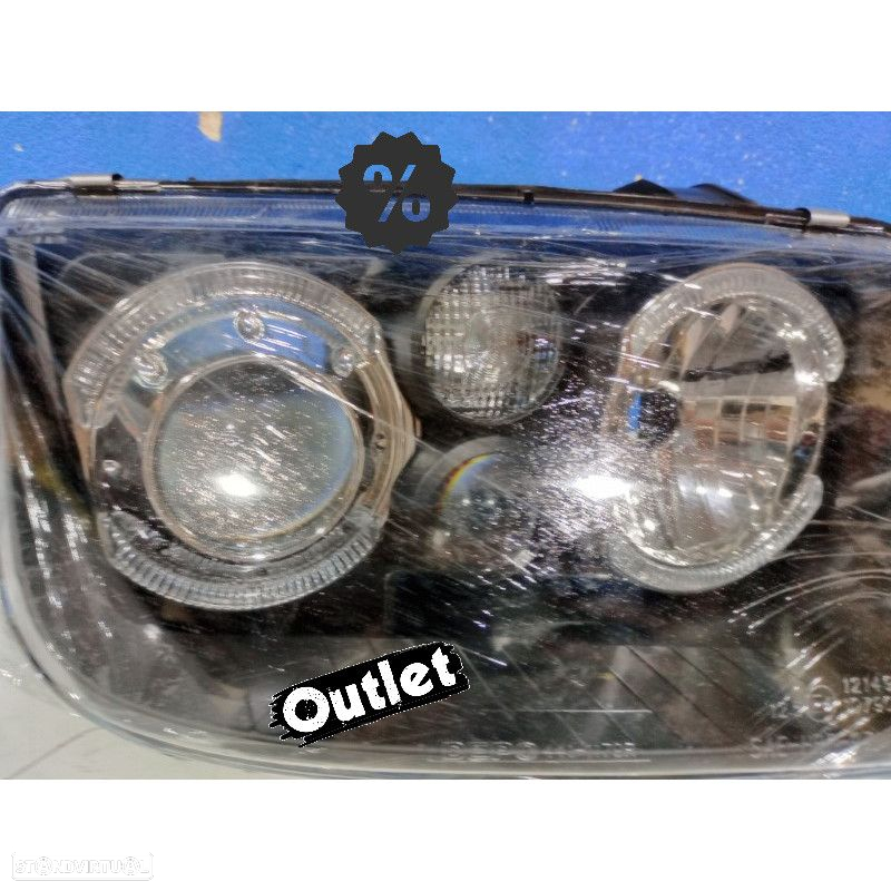 R145389C1 FARÓIS FRONTAIS ANGEL EYES VOLKSWAGEN VW BORA 1J H7 H7 H3 - 4