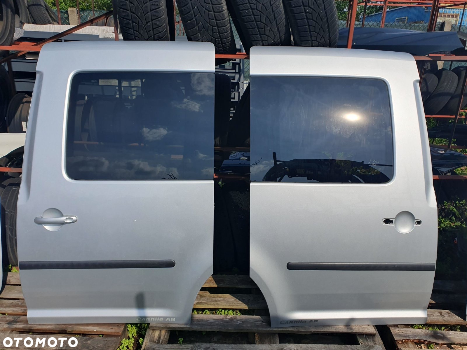 DRZWI PRZESUWNE PRAWE VW CADDY 2K 10-15 KOD LA7W - 3