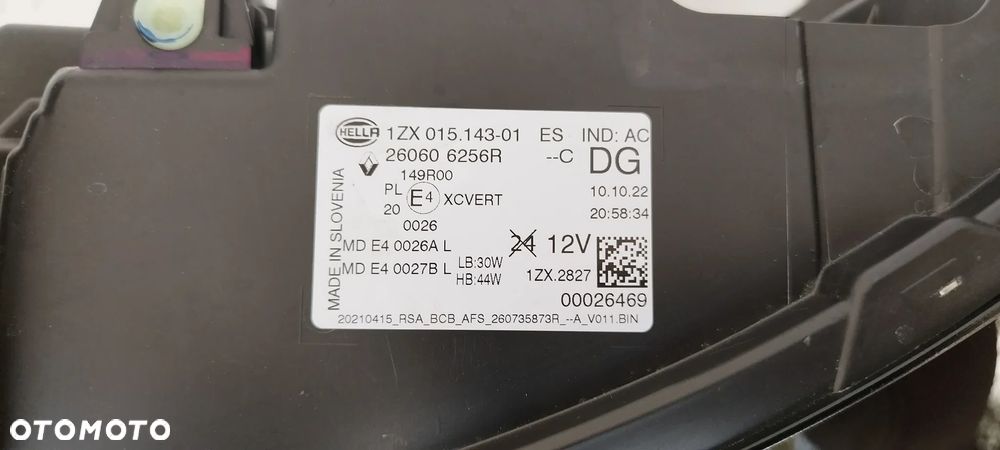 Renault E-Tech Megane 2022- Full Led Komplet Idealny Oryginał 260104574R 260606256R - 7