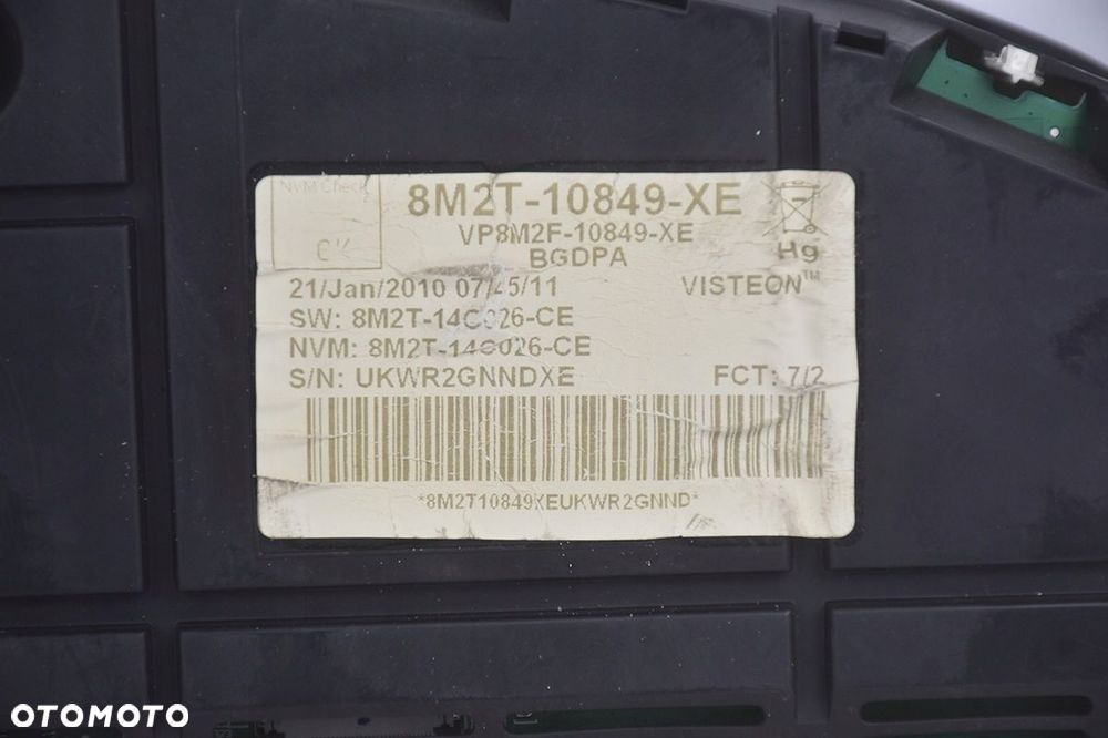 licznik ford mondeo mk4 s-max mk1 galaxy mk3 uk 8m2t-10849-xe - 4