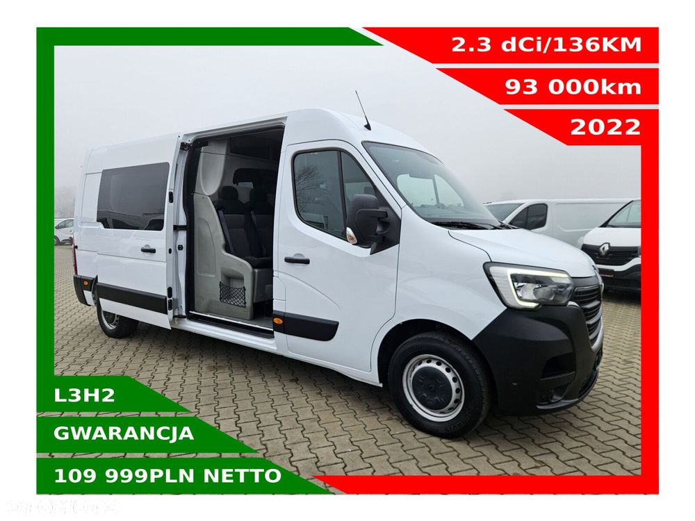 Renault Master L3H2 *109999zł Netto* Brygadówka 7 osób 2.3 dCi/136KM - 1