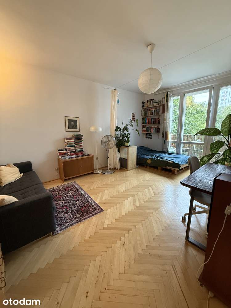 Jasne mieszkanie z balkonem i oddzielną kuchnią, 36m2 | Górny Mokotów
