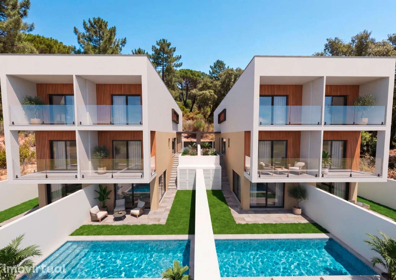 Fantástica Moradia Nova geminada T3+1 C/Piscina - Grande imagem: 4/14