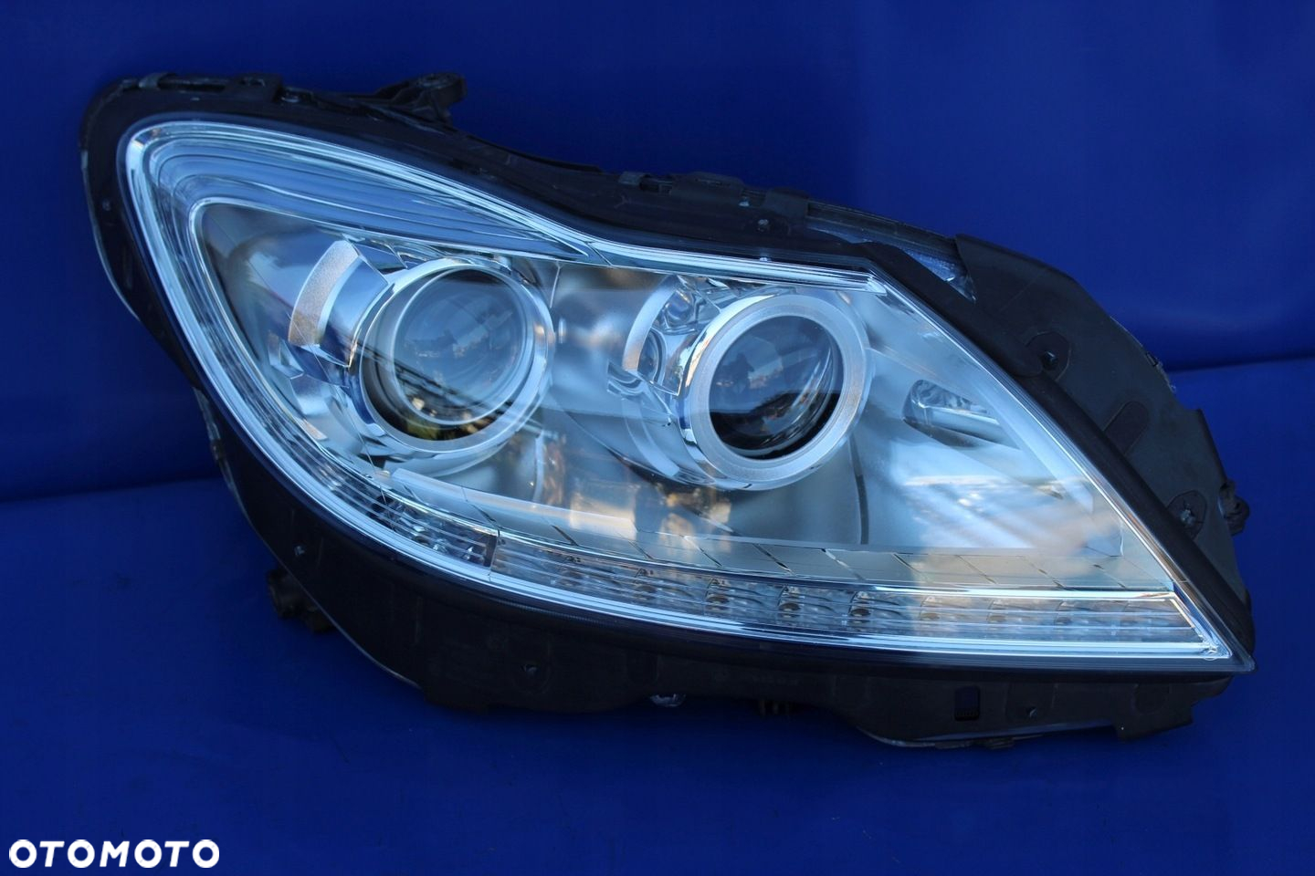 Reflektory prawy  lewy komplet Led ILS OE Mercedes W216 C216 Lift Europa - 11