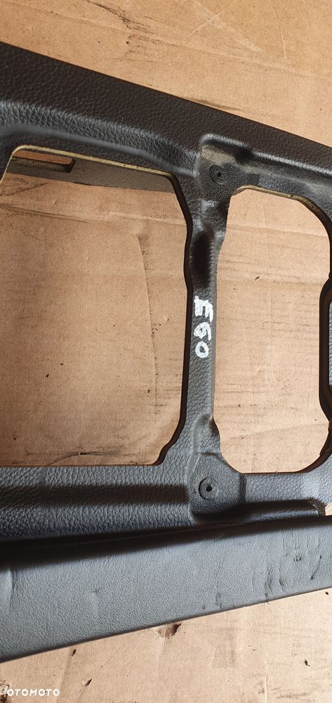 Tunel środkowy podłokietnik skóra skórzany BMW 5 E60 - 9