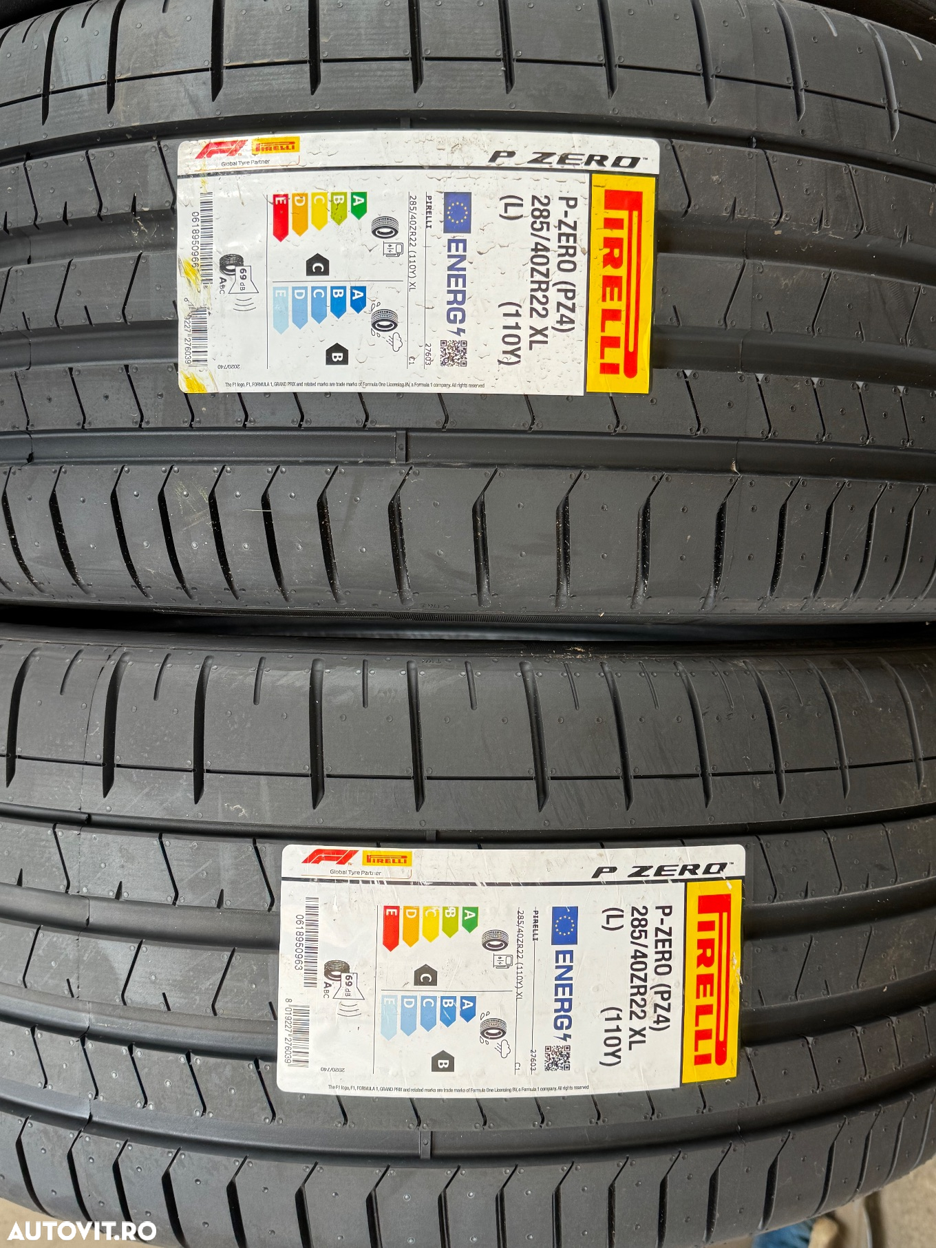 Vând set anvelope 285/40/22-325/35/22 Pirelli de vară noi cu omologare Lamborghini - 2