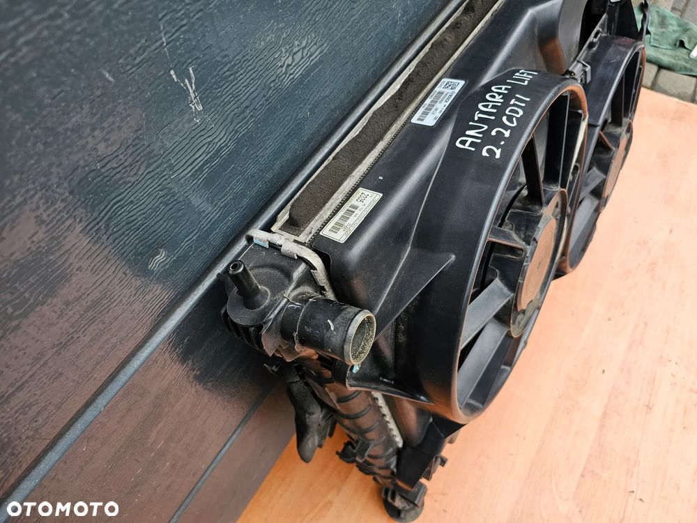 CHŁODNICA WODY INTERCOOLER WENTYLATOR OPEL ANTARA CHEVROLET CAPTIVA 2.2 CDTI PO LIFT - 4