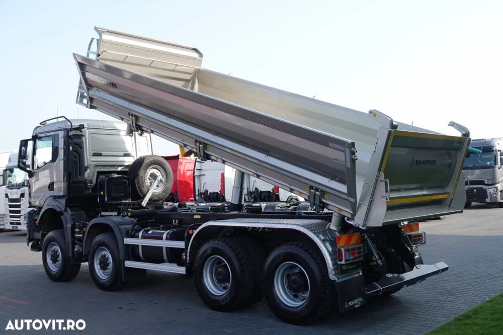 MAN TGS 41.480 / 8x6 / BASCULANĂ SPATE / MANUAL / NOU NOU / KH-KIPPER / - 6