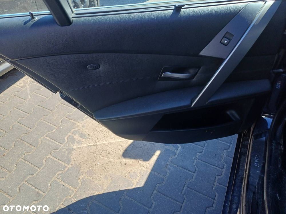 DRZWI KOMPLETNE LEWY TYŁ BMW E61 TOURING ORIENTBLAU METALLIC 317/5 - 3
