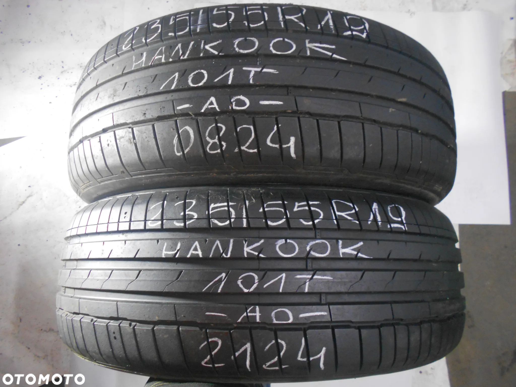OPONY 235/55R19 HANKOOK VENTUS S1 EVO3 EV AO DOT 2124  7.7MM - 1