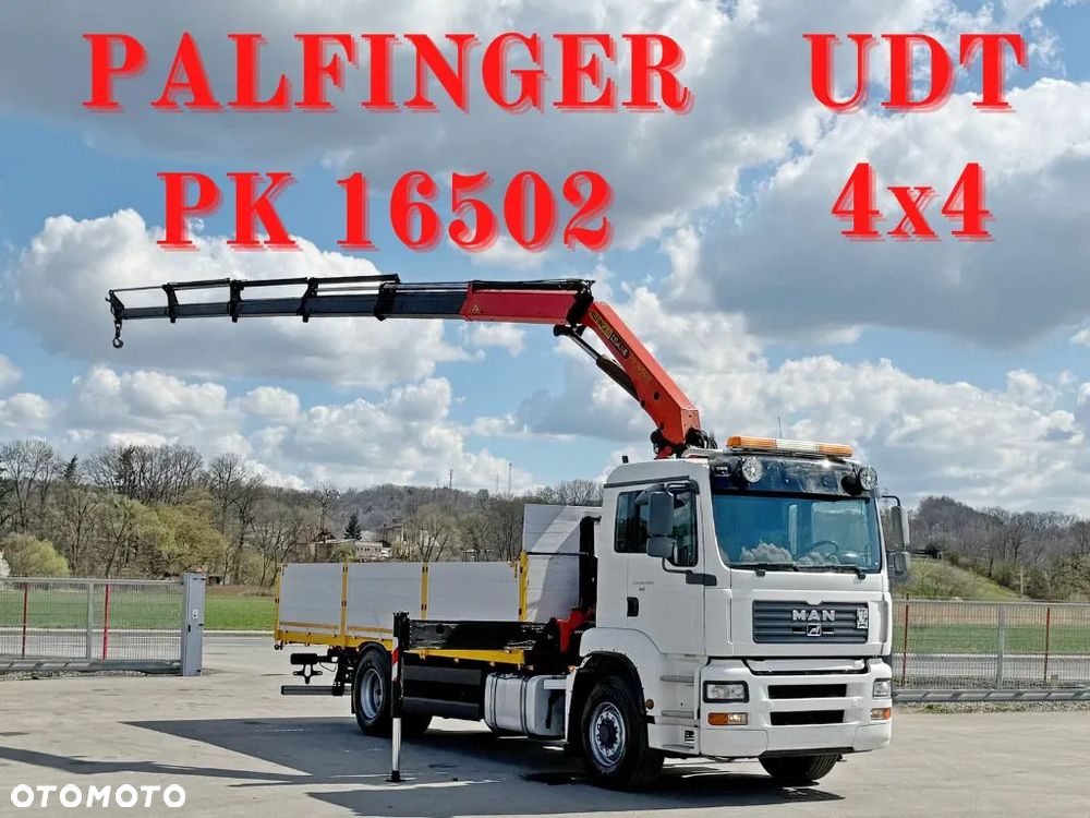 MAN TGA 18.440 * SKRZYNIA 6,50 m * PK 16502 + PILOT / 4x4 * STAN BDB