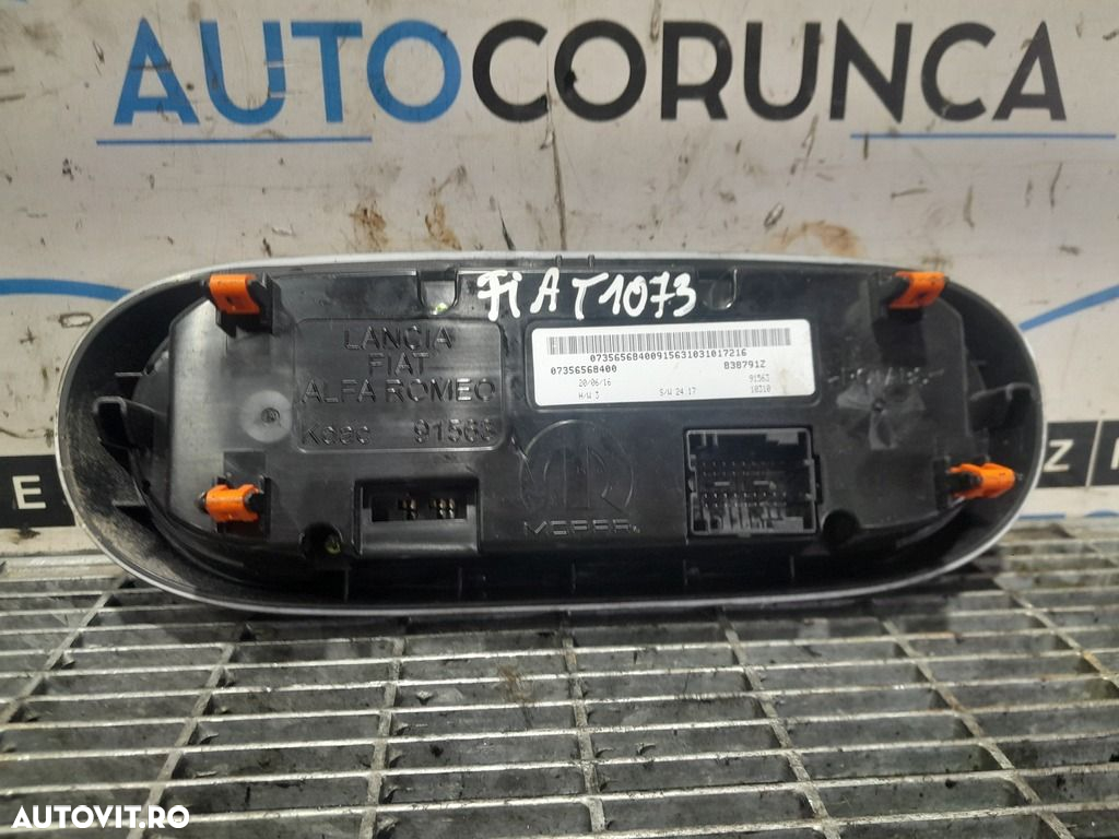 Panou Comanda AC Clima Fiat 500X Cross 2014 - 2018 (1073) 07356568400 - 2