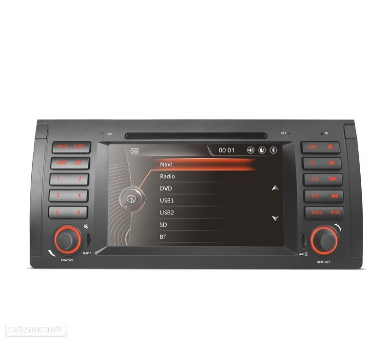 AUTO RADIO 2DIN 7" PARA BMW X5 E53 99-06 SERIE 5 E39 95-03 USB GPS TACTIL HD - 1