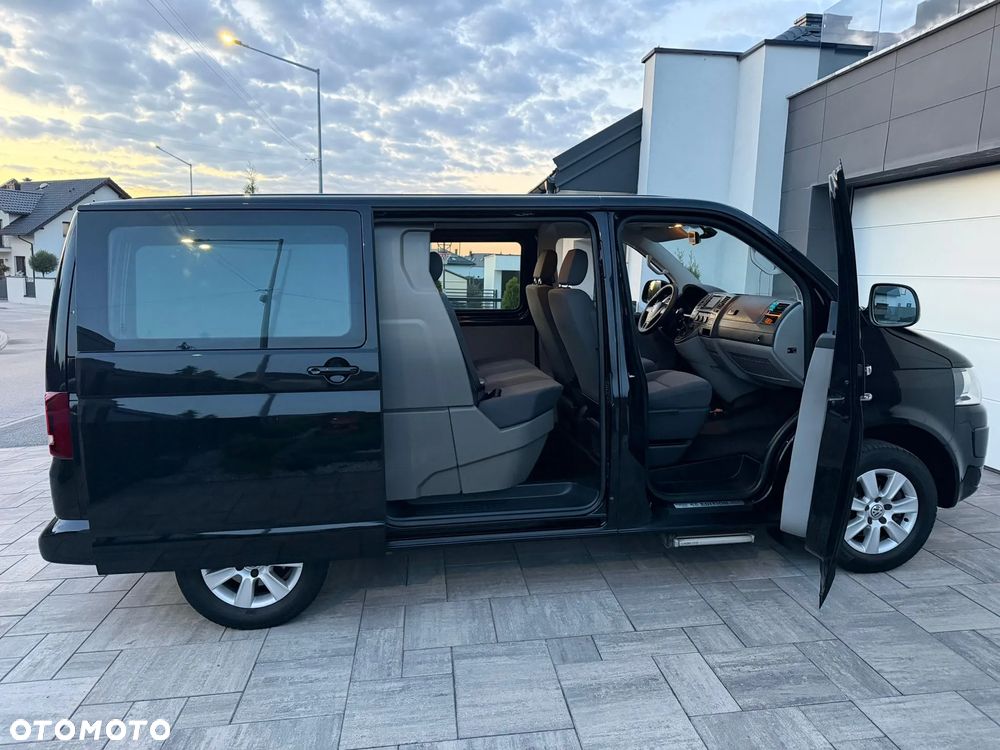 Volkswagen TRANSPORTER T5 LIFT Klima Elektryka Navi Tempomat Dubel Kabina Brygadówka Pdc Hak - 16
