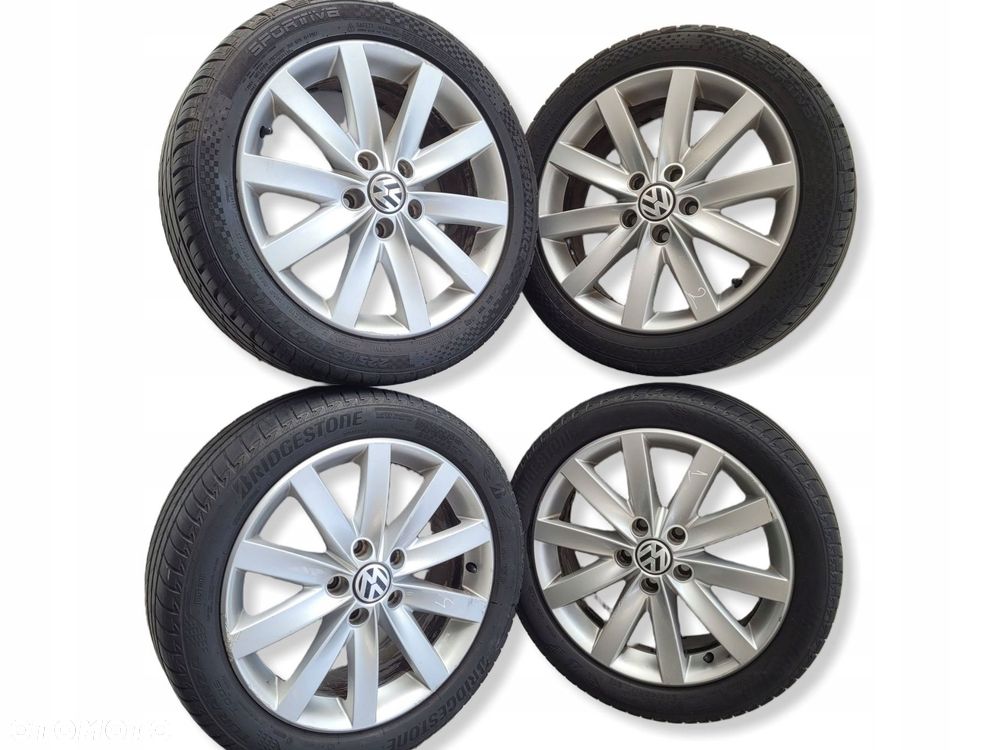 vw golf vi vii koła felgi opony alufelgi 225 45 r17 5k0601025f - 1