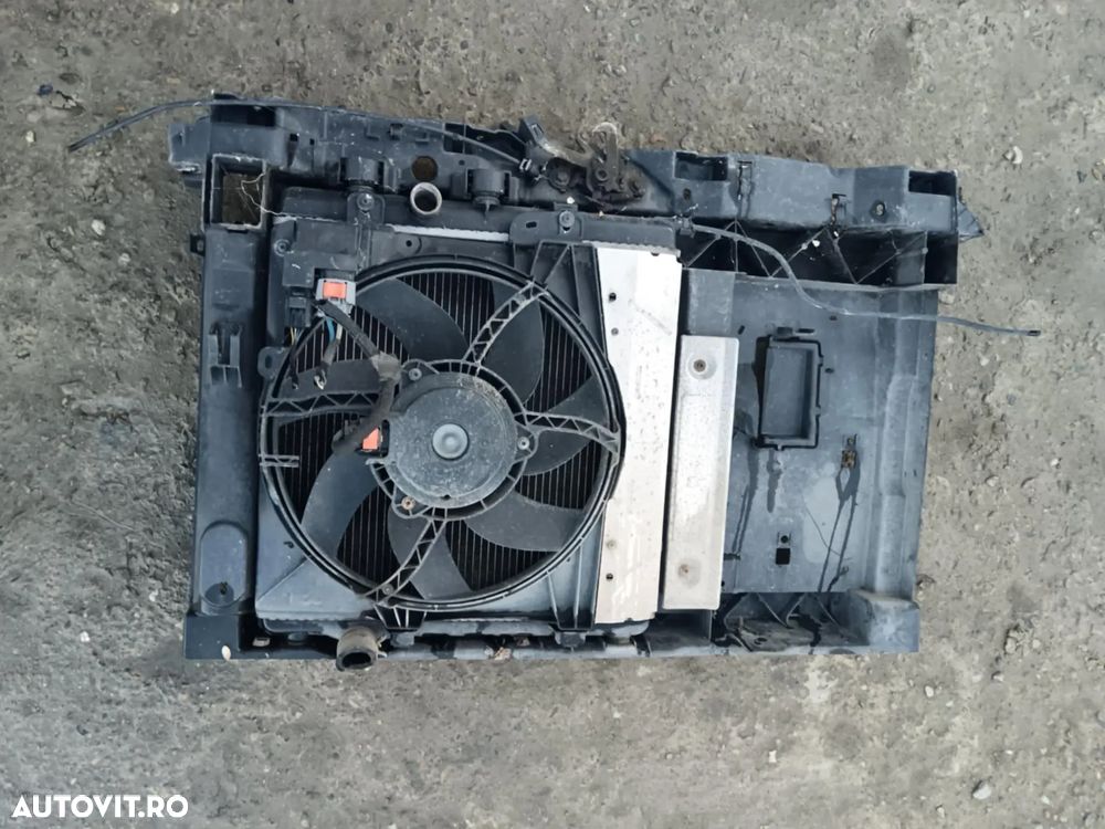 Trager cu electroventilator si radiator apa peugeot 207 1.4 benzina 9673222380, 884260000
