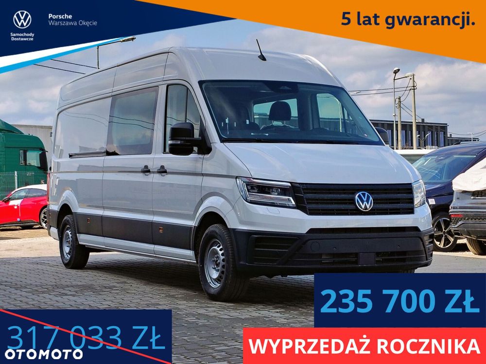 Volkswagen Crafter Crafter 35 Furgon z wysokim dachem silnik: 2,0 l EURO VI SCR 163 KM / skrzynia biegów: Przedni napęd automatyczna 8-biegowa rozstaw osi: 4490 mm - 1