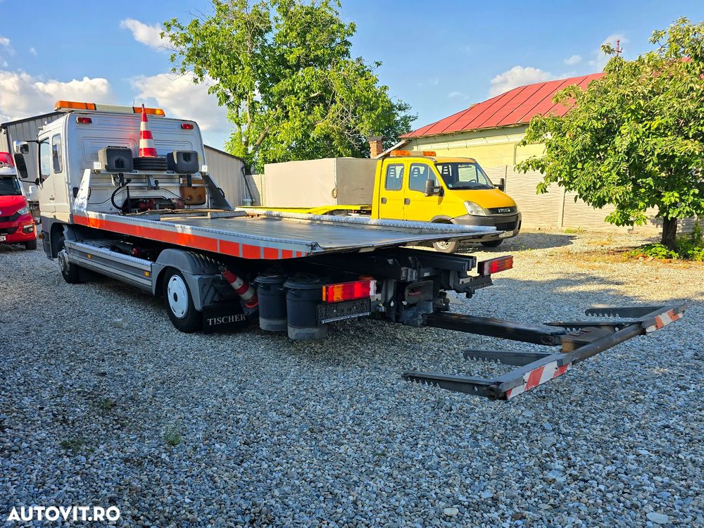 Mercedes-Benz ATEGO 1023 PLATOU HIDRAULIC INOX 6M  + FURCA SI 6 LOCURI - 13