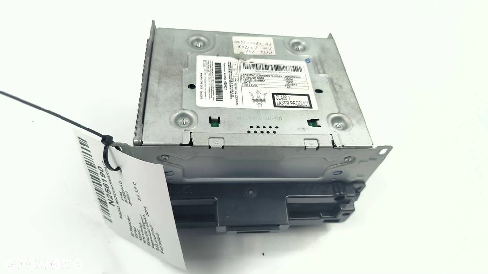 6700083630 Maserati ghibli 2987 TDI 2014 sedan czarny Panel / Radioodtwarzacz CD/DVD/GPS - 4