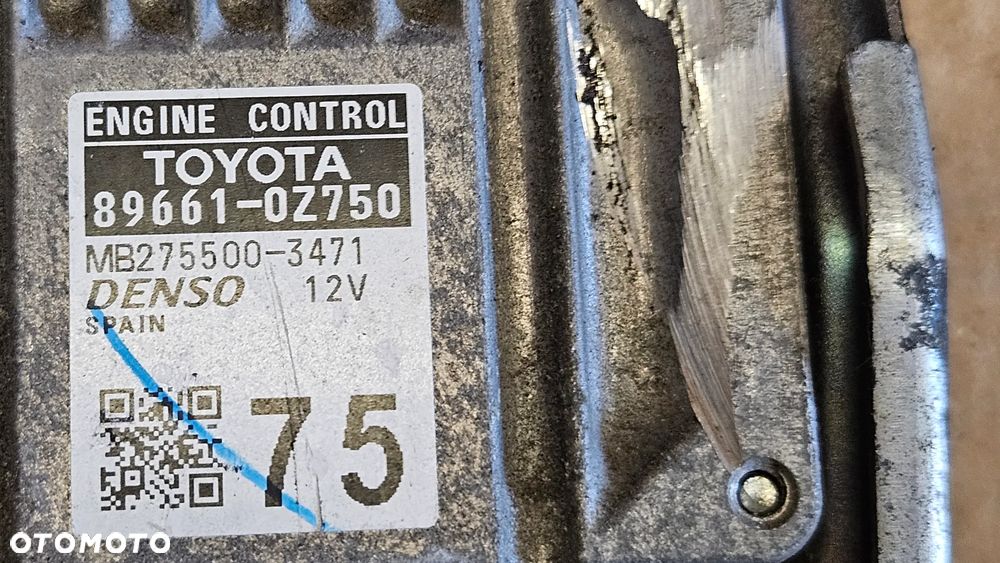 Toyota Auris II 1.8 HYBRID komputer sterownik silnik  89661-0Z750 - 2