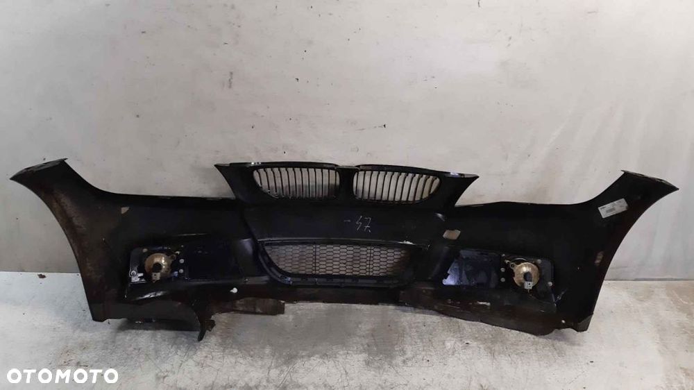 * ZDERZAK PRZÓD PRZEDNI BMW E90 E91 LIFT FL M PAKIET ///M HALOGENY CZARNY SCHWARZ 2 - 5