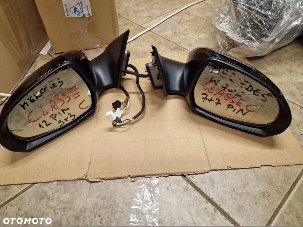 lusterko mercedes c-klasa 206 w206 prawe 14 pin europa - 1