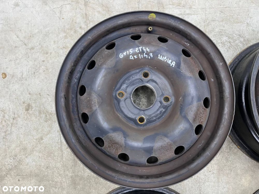 Felgi stalowe Chevrolet Nubira III J200 Lacetti 05-12r. Tacuma Rezzo 15 cali 6jx15 ET44 4x114,3 KPL - 9