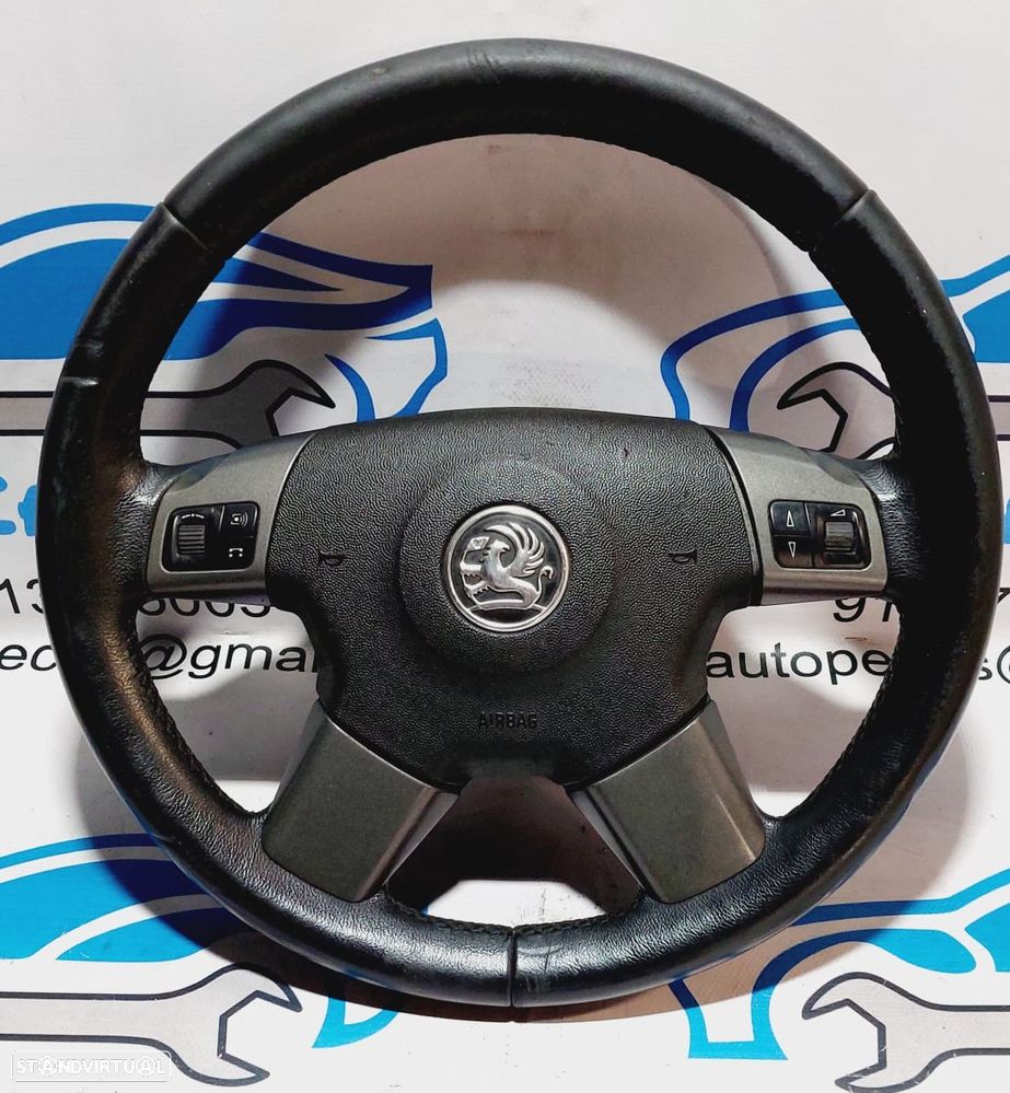 VOLANTE GUIADOR COMPLETO OPEL 13161861 OPEL SIGNUM Z03 VECTRA C Z02 PELE COMANDOS MULTIFUNÇÕES AIRBAG - 11