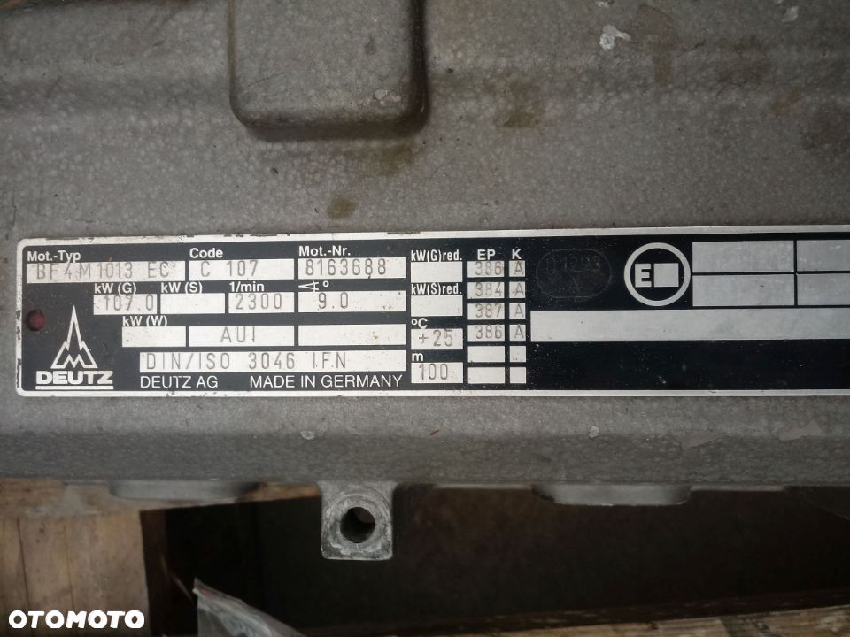 Silnik Deutz BF4M 1013 EC Na części - 2