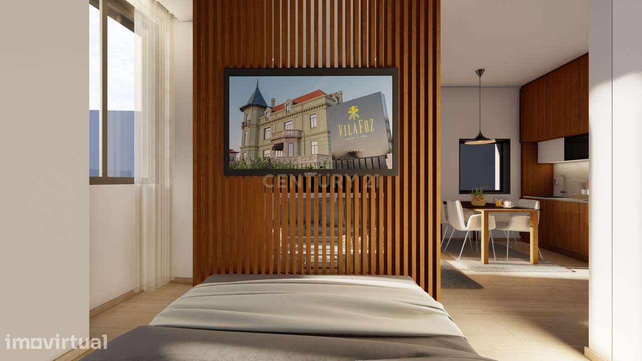 Apartamento T0+1 no centro histórico do Porto,  com cozinha equipada. - Grande imagem: 4/13