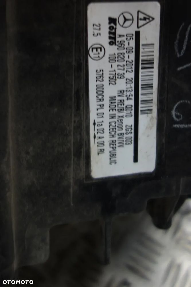 LAMPA PRAWY PRZÓD MERCEDES ACTROS W960 A9608202739 - 4