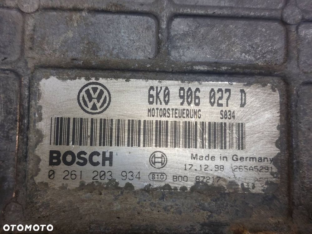 ZESTAW STARTOWY STACYJKA SEAT IBIZA II 1.0 8V 6K0906027D 6K0905851 - 2