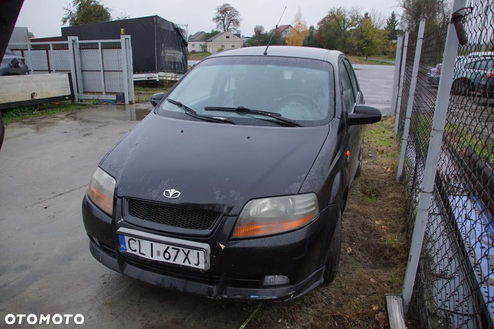 Auto na części - Daewoo Kalos 1.4 E-TEC II 94 KM F14D3 2005R Silnik Skrzynia Drzwi Maska Klapa Błotnik Zderzak Lampa Lusterko Klamka Deska Kokpit Sterownik Moduł Licznik Kierownica Panel - 6