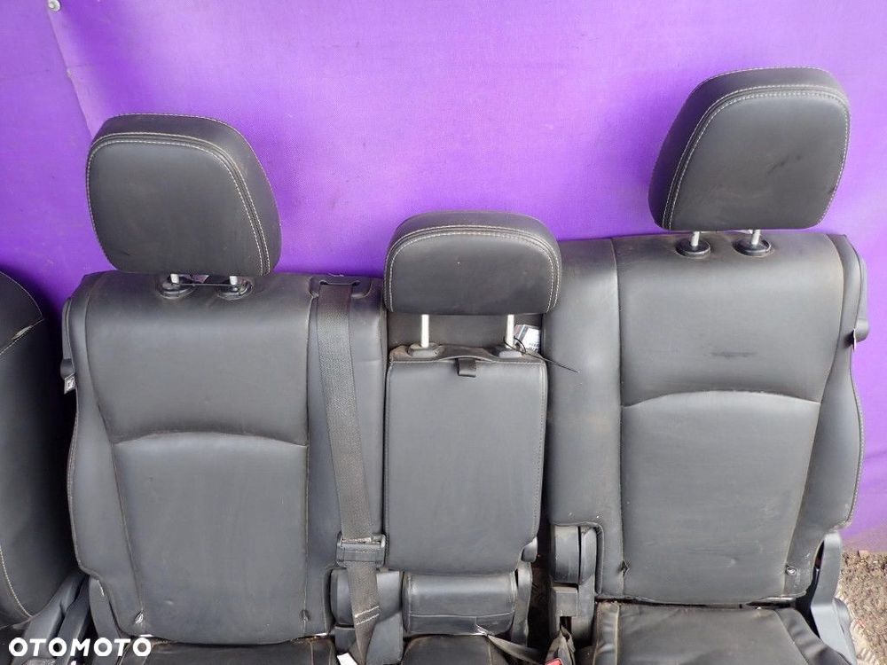 FIAT FREEMONT FOTELE KOMPLET PRZÓD LEWY PRAWY TYŁ 2 3 RZĄD 7 OSÓB SKÓRA EU - 6