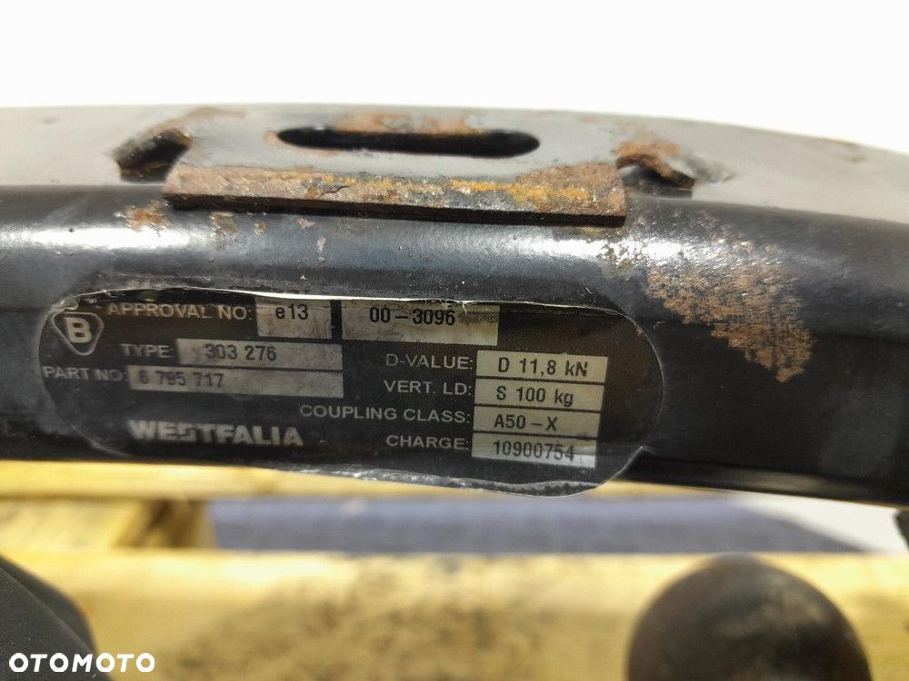 BMW 5 F10 SEDAN HAK DO PRZYCZEPY WESTFALIA ELEKTRYCZNY 6795717 - 5