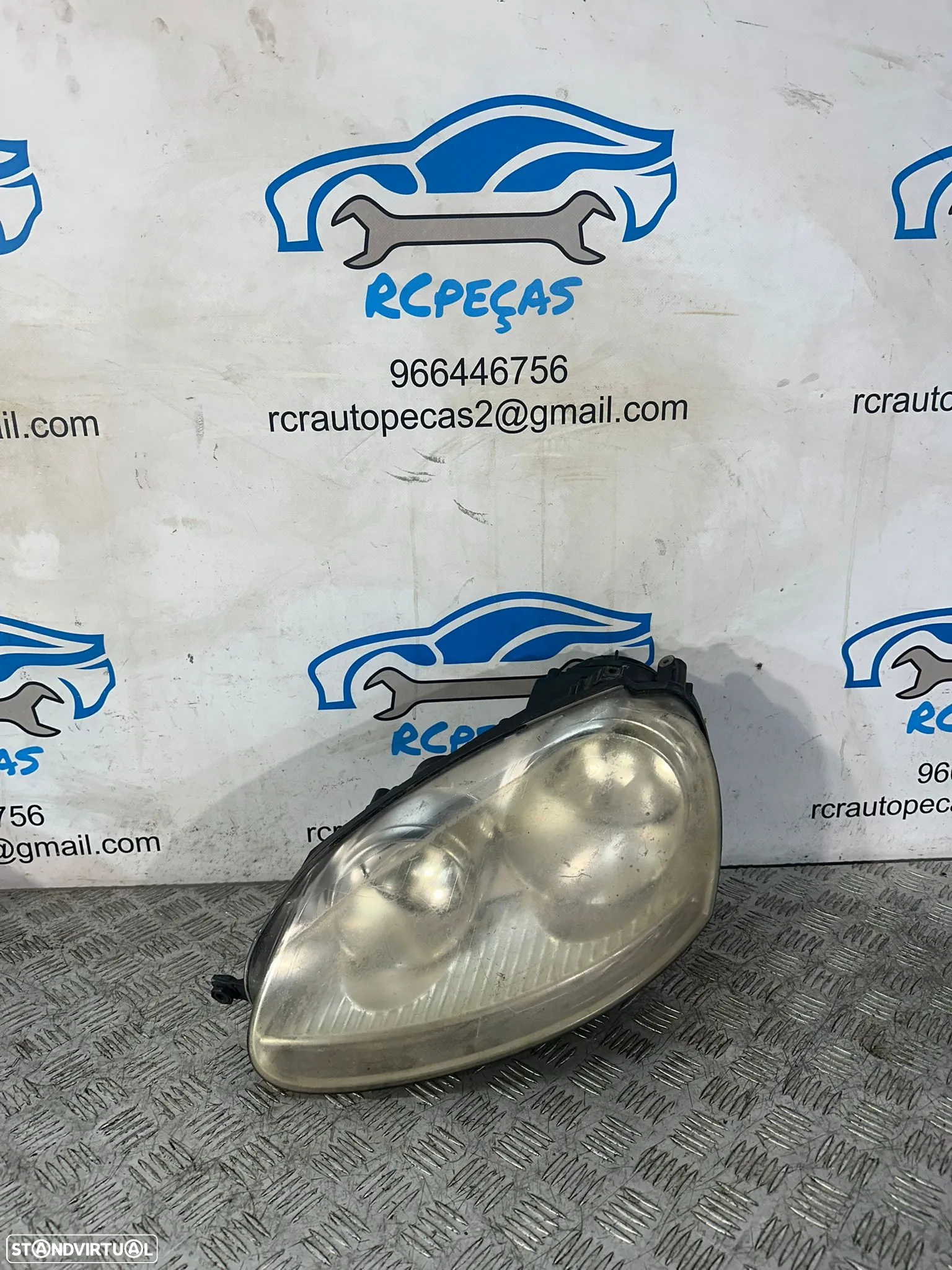 Conjunto Farois Oticas Originais VW Volkswagen Golf 5 MK5 1K Direita 1K6941006 Esquerda 1K6941005 2003 - 2008 - 5