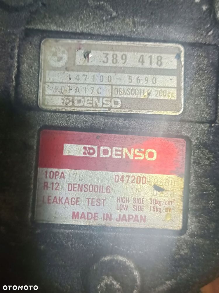 BMW E34 88-96 r. 2,5 TD sprężarka kompresor klimatyzacji DENSO 147100-5690 * - 4