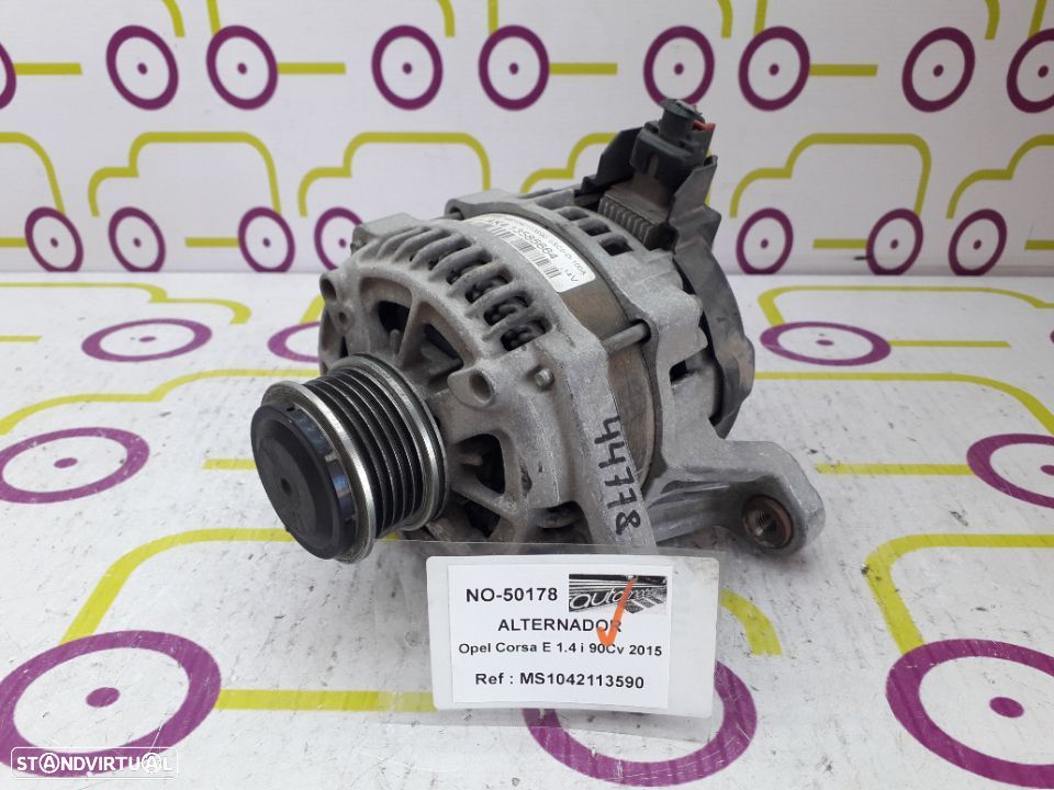 Alternador Opel Corsa E 1.4 i 90Cv de 2015 - Ref: MS1042113590 - NO50178 - 1