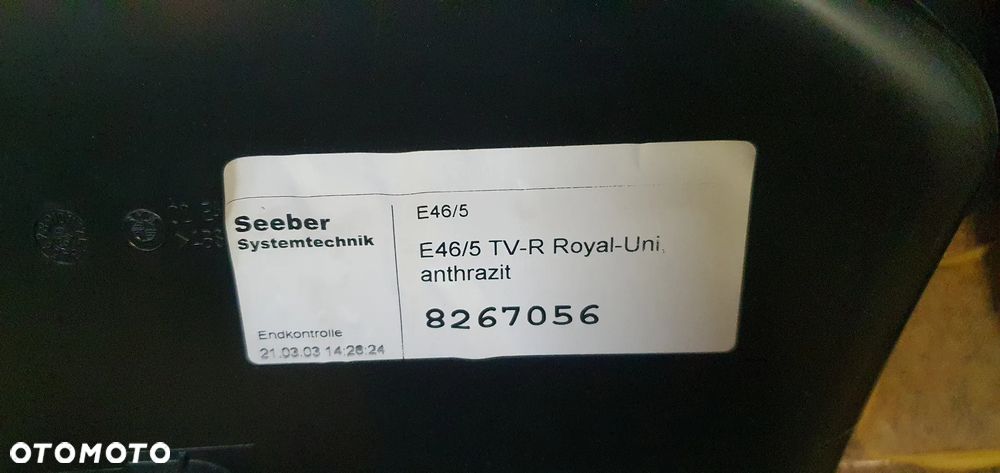 Boczek tapicerka prawy przód przednia prawa BMW 3 E46 Compact - 5