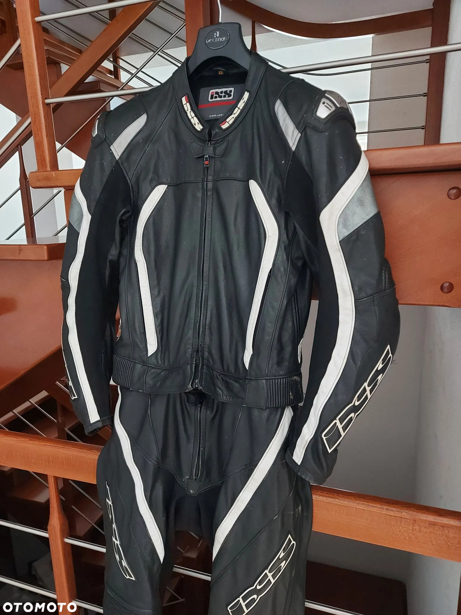 KOMBINEZON MOTOCYKLOWY IXS SKÓRA DWUCZĘŚCIOWY r1 cbr gsxr yzf gsx zxr zx6 zx10 cbf fz - 7