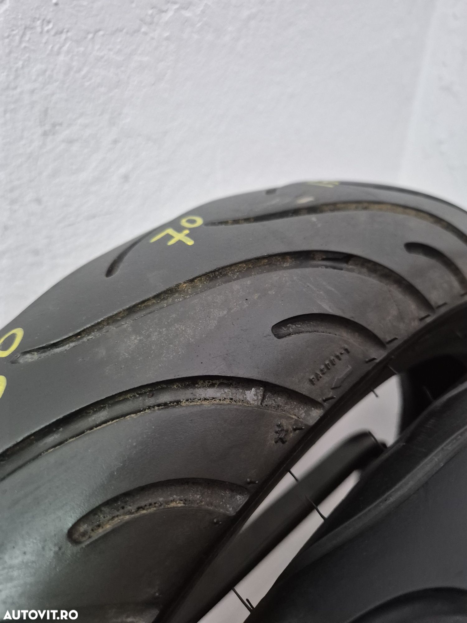Set anvelope moto 100 80 17 cu 130 70 17 Michelin pilot street - 3
