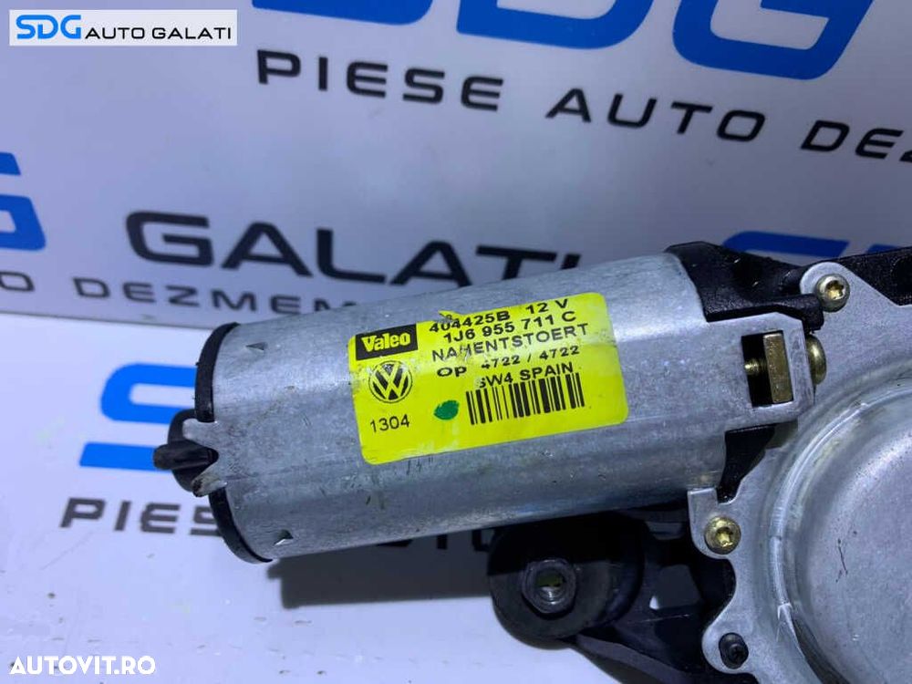 Motor Motoras Stergator Geam Luneta Hayon Haion Portbagaj Skoda Fabia 1 2000 - 2007 Cod 1J6955711C [V0472] - 3