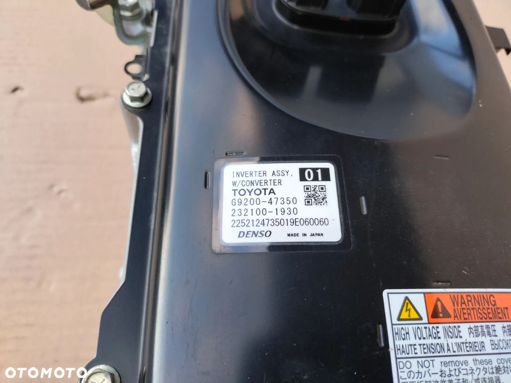 TOYOTA PRIUS IV XW50 COROLLA E21 1,8 HYBRYDA KONWERTER BATERII G9200-47350 - 7