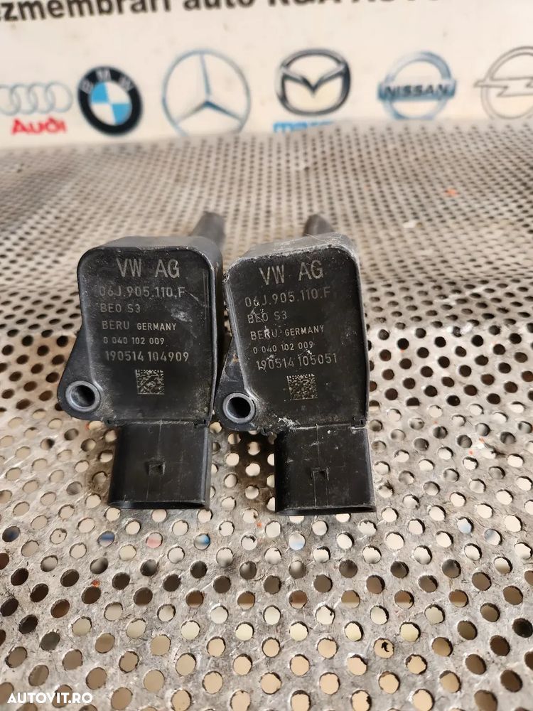 Bobine Inductie Audi Vw Seat Skoda 2.0 TFSI TSI Dupa 2010 Cod 06JF - 5