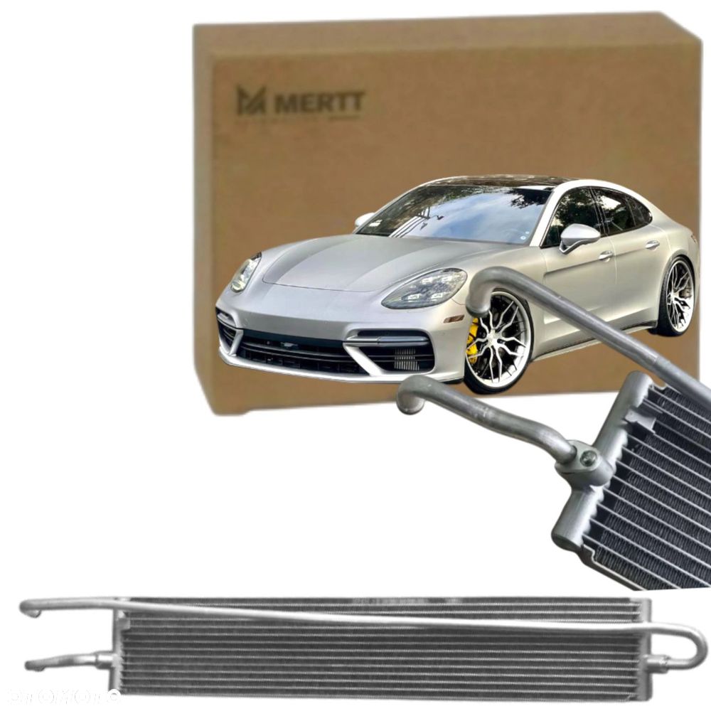 CHŁODNICA OLEJU SKRZYTNI PORSCHE PANAMERA 2 971 ALUMINIUM 971317020B 2016- - 1
