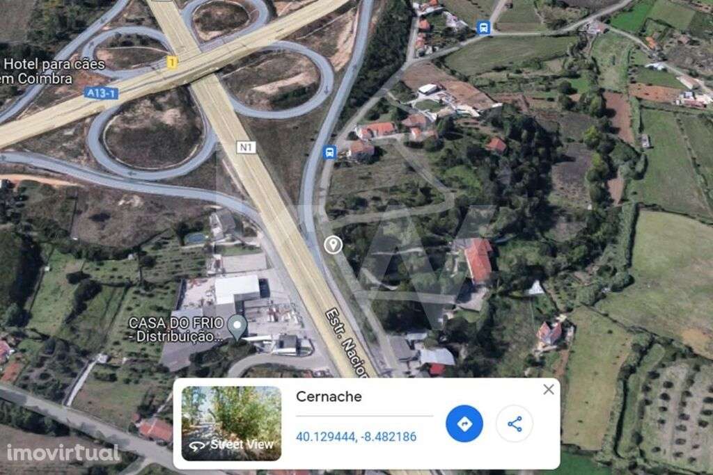Terreno Urbano com 1460 m2 em Coimbra - perto do IC2 e da A13 - Grande imagem: 2/6