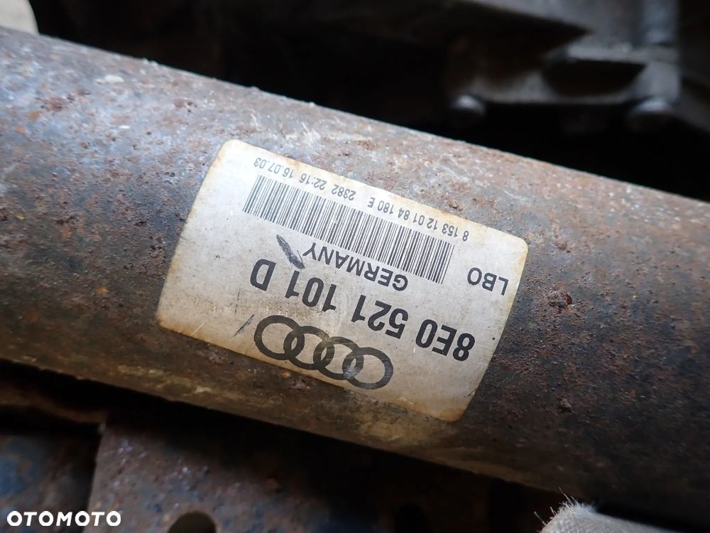 SKRZYNIA BIEGÓW REDUKTOR WAŁ KOPLET AUDI A4 B6 3,0 ASN RADOM - 4